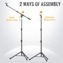 Microphone Stand - Tripod Boom Mic Stand with Carrying Bag (Tripod) Image 6