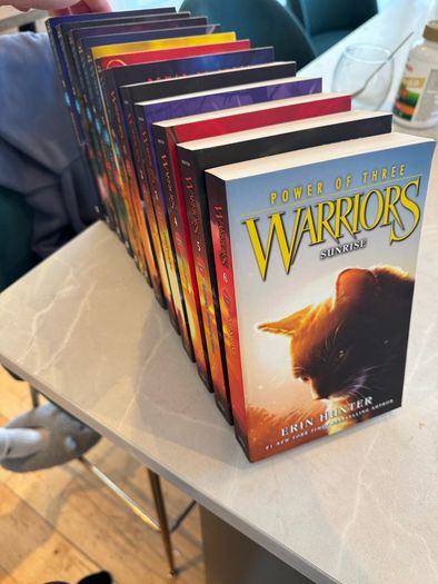 Warriors books.  Series 2 and 3.  As new.