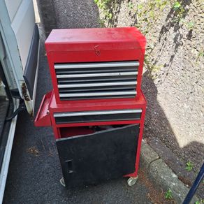 Tool Box Red used Cork