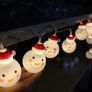 Christmas Light,Led Christmas Snowman String Starry Light for Gardens,Home,Wedding,Christmas Party,Battery-Powered,Christmas Decoration,Warm White (FREE POSTAGE) Image 6