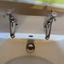 Brand New Georgian Handwash Basin & Taps Image 4