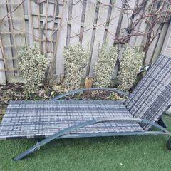 two garden loungers