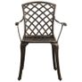 3 Piece Bistro Set Cast Aluminium Bronze Image 9