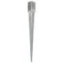 Ground Spikes 12 pcs Silver 8x8x91 cm Galvanised Steel Image 2