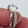 Brand New 9ct White Gold Dress Ring Image 5
