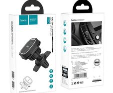 Hoco CA52 Intelligent Air Outlet In-Car Magnetic Car Holder Black