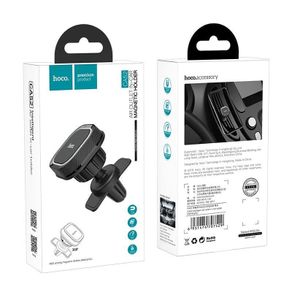 Hoco CA52 Intelligent Air Outlet In-Car Magnetic Car Holder Black