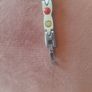 ladies magnetic silver and copper wrist bracelet Image 3