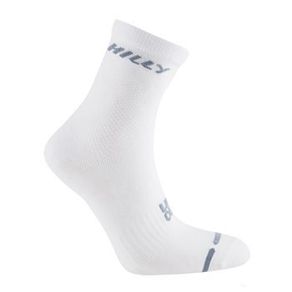 Hilly Unisex Running Socks Lightweight Anklet White & Grey Lite Zero Cushioning Size UK3-5.5 CAN POST