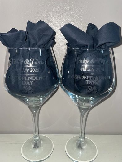Personalised Wines Glasses
