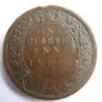 British India 1883 Queen Victoria Quarter Annas Image 3