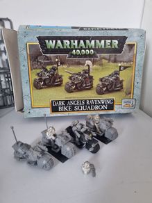 Warhammer 40K Dark Angels Ravenwing Bikes Squad Games Workshop