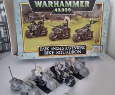 Warhammer 40K Dark Angels Ravenwing Bikes Squad Games Workshop