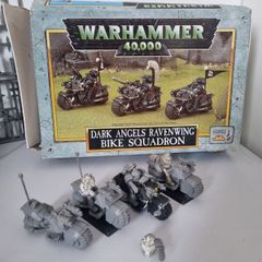 Warhammer 40K Dark Angels Ravenwing Bikes Squad Games Workshop