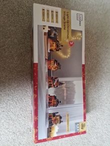 Light up Christmas Village scene