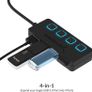 4-Port USB 3.0 Hub with Individual LED Power Switches Image 5