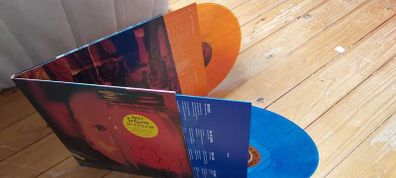 RARE Alice in Chains Jar of Flies/Sap 2010 2LP Orange/Blue Vinyl