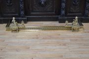 19th Century French Gilt Bronze Fireplace Fender