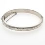925 Vintage Sterling Silver Bangle, Birmingham 1973 Image 4