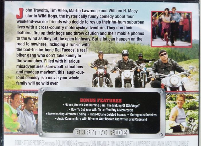 Wild Hogs [2007] Tim Allen, John Travolta, Martin Lawrence & William H. Macy [1xDVD Movie]