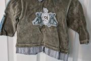Velour baby jumper, 6 months