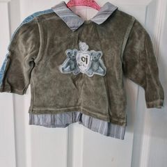 Velour baby jumper, 6 months
