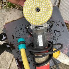 Angle grinder/ wet stone polisher
