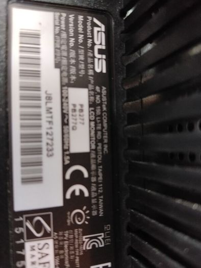 Asus pb277q monitor, QHD