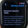 Apple Watch Series 10 Aluminum 46 mm (2024) battery health 100% Image 2