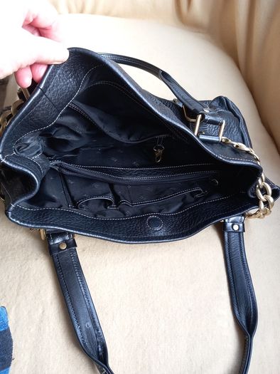 Kenneth Cole Black Leather Bag