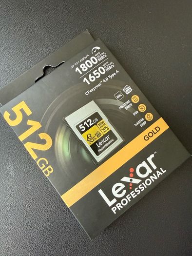 Lexar Professional GOLD CFexpress 4.0 Type A Card 512GB