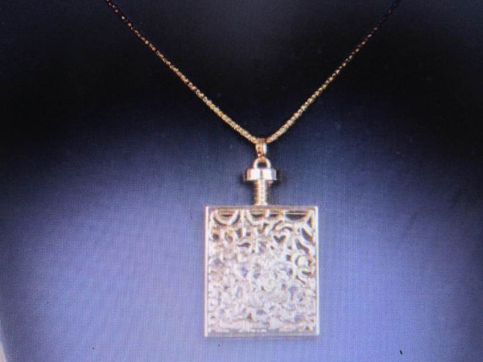 18ct Gold Plated Floating Charm pendant
