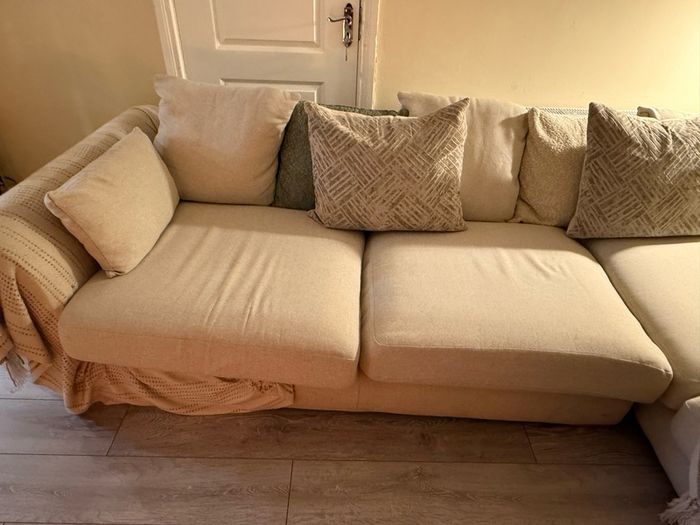 dfs L shape sofa