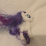 Rarity Glitter Tinsel Brushable 3inch Reboot MLP G4.5 G4 My Little Pony Image 2