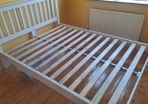 Amelia White Wooden 4ft 6 Double Bedframe