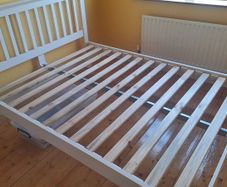 Amelia White Wooden 4ft 6 Double Bedframe