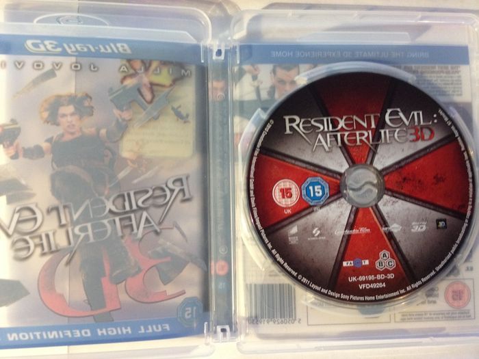 Resident Evil: Afterlife 3D [2010] Milla Jovovich [3D/Blu-ray Movie]
