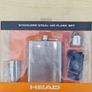 HEAD stainless steel hip flask set Image 2