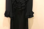 BIBA designer dress with ruffle details (U.K. 8)