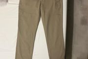 Skinny-Fit Casual Stretch Chino Pants beige brown khaki