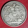 1889 Queen Victoria Silver Crown coin Image 2