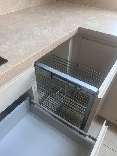 Solid painted kitchen