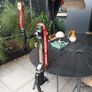Birra Moretti Beer pump complete with drip tray and bracket.Will need a 24v transformer to light it. Image 7