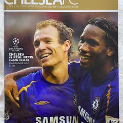 2005 Chelsea v Real Betis - UEFA Champions League Programme