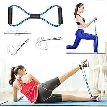 NEW SALE | 7-IN-1 Ab Roller Wheel Set With, 2 Push-up Bars, Resistance Band, Skipping Rope, Hand Grip And Knee Pad, Fitness Workout At Home Gym