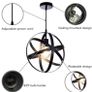 Black Industrial Ceiling Lights | Ceiling Light | Ceiling Light Fitting Round Pendant Lighting Ceiling | Retro Chandeliers Ceiling Light E27 Bulb For Living Room Hallway Kitchen Bedroom Lighting (FREE POSTAGE) Image 2