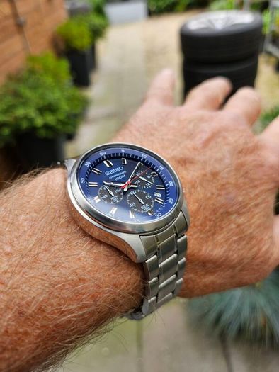 Watch Seiko Chronograph.