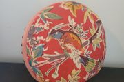Vintage upholstered footstool