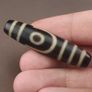 Antique Himalayan Tibetan 2 Eyes Agate Dzi Bead Amulet Pendant Image 5