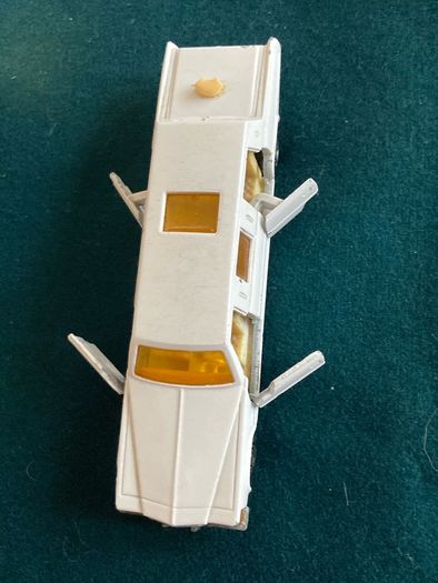 Majorette 1.58 Diecast Limousine White toy Car.